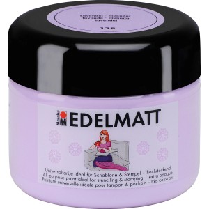 Marabu Edelmatt Lavendel, 225ml, für Wand-Akzente, zum Schablonieren und Stempeln.