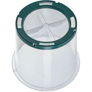 Garantia Pflanzglocke Sunny Set mit Bodenanker, transparent mit grünem Rand. Frühbeet für Jungpflanzen.