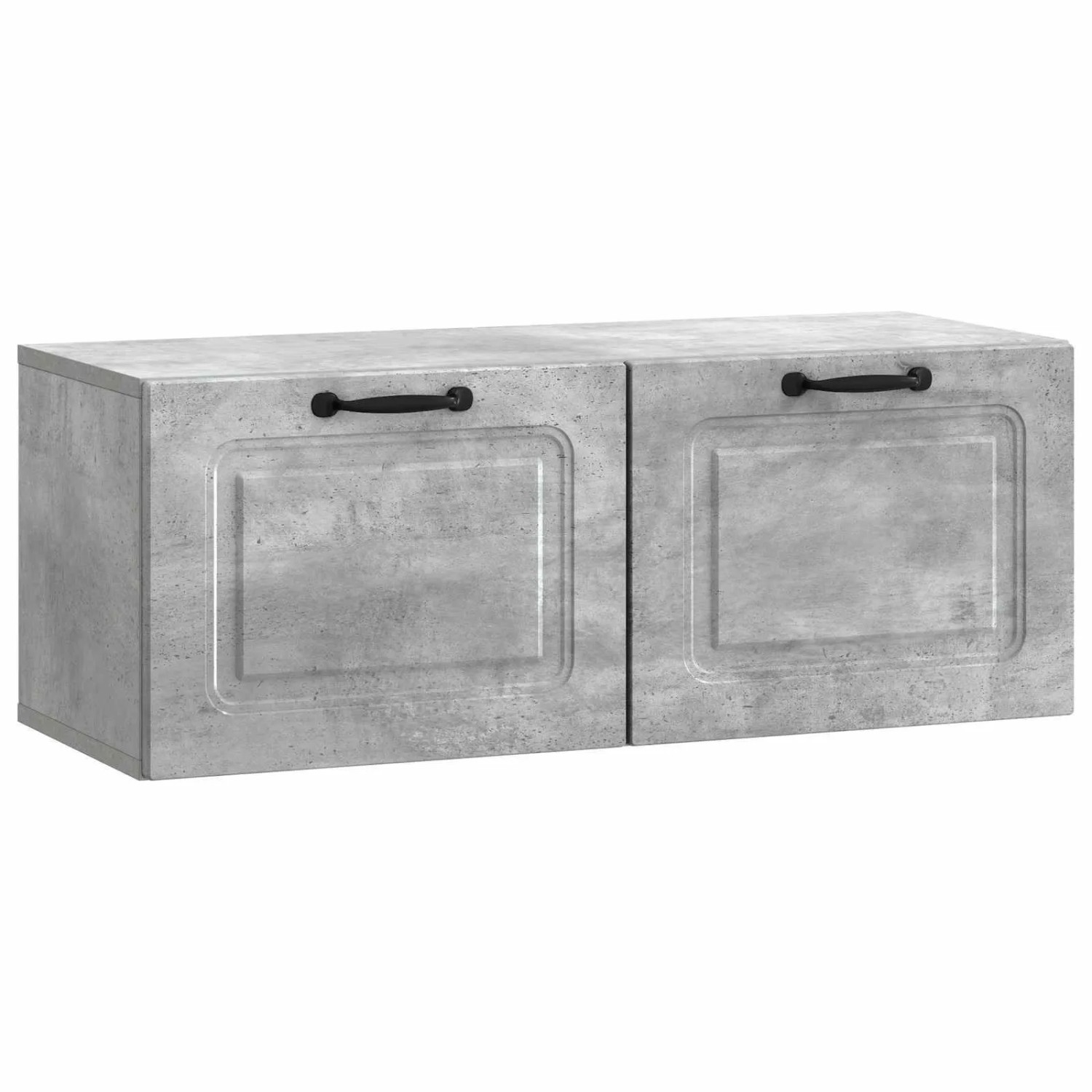 vidaXL Wandmontierter TV-Schrank Betongrau 78,5 x 31 x 30 cm 899398