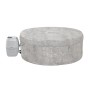 Bestway Lay-Z-Spa ECO Miami Beach AirJet, runder aufblasbarer Whirlpool in Grau mit Pumpe.
