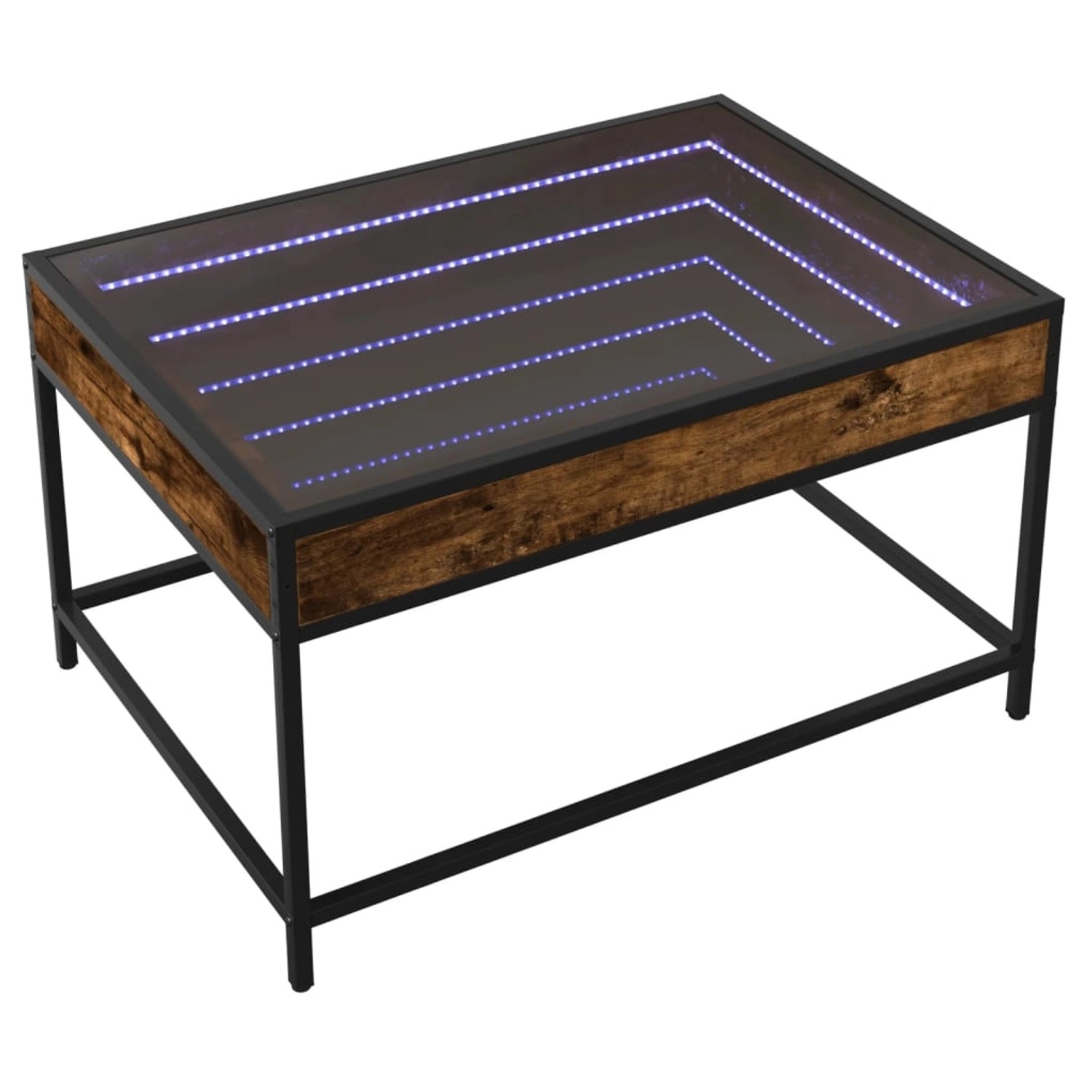 vidaXL Couchtisch mit Infinity-LED Räuchereiche 70x50x41 cm 847684 günstig online kaufen