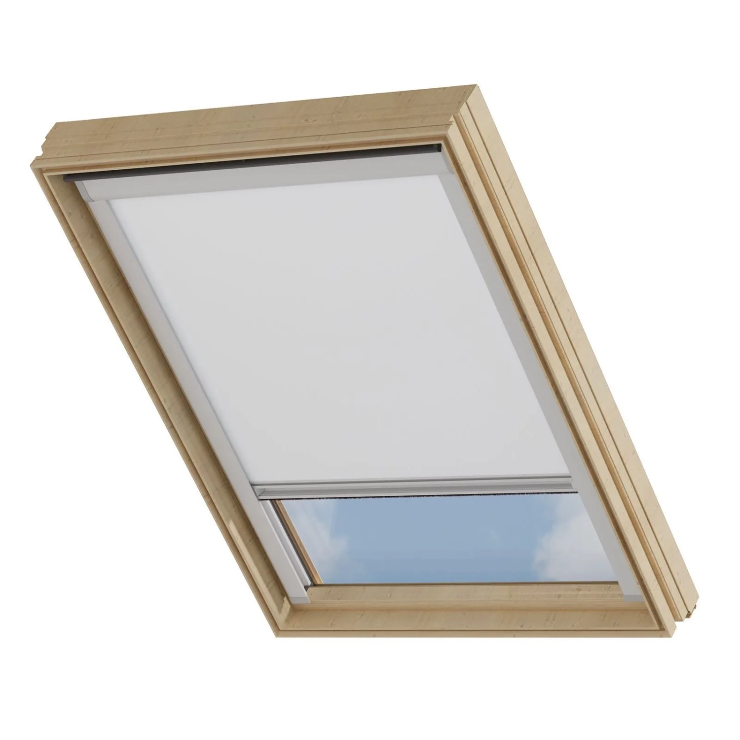 Cocoon Home Concepts Dachfensterrollo Kompatibel mit Velux-Größe PK04 Weiß