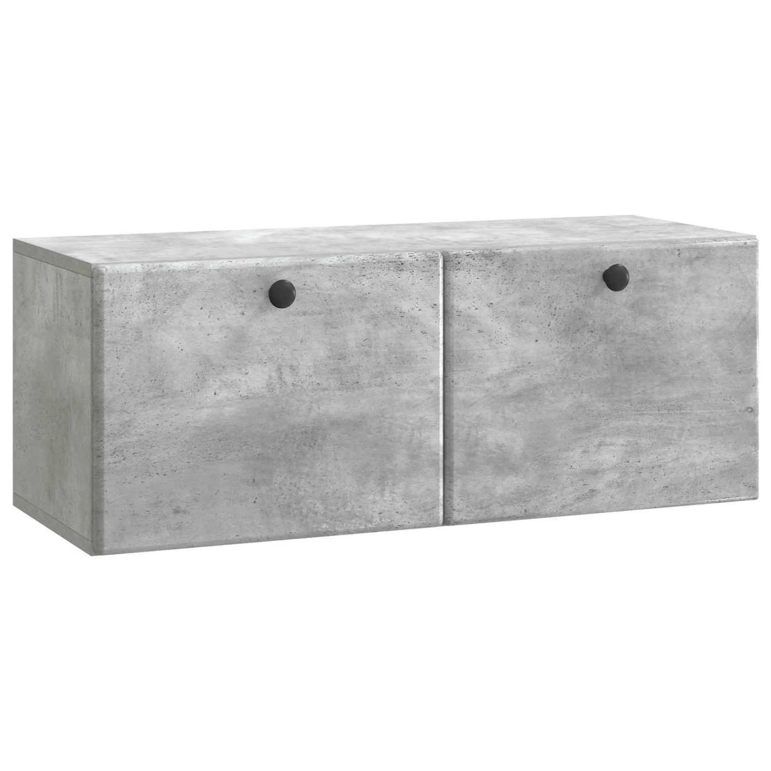 vidaXL Wandmontierter TV-Schrank Betongrau 78,5 x 31 x 30 cm 899228