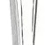 Silberner Christbaumschmuck aus Glas in Schraubenschlüssel-Form, 13 cm. Dekorativer Baumbehang.