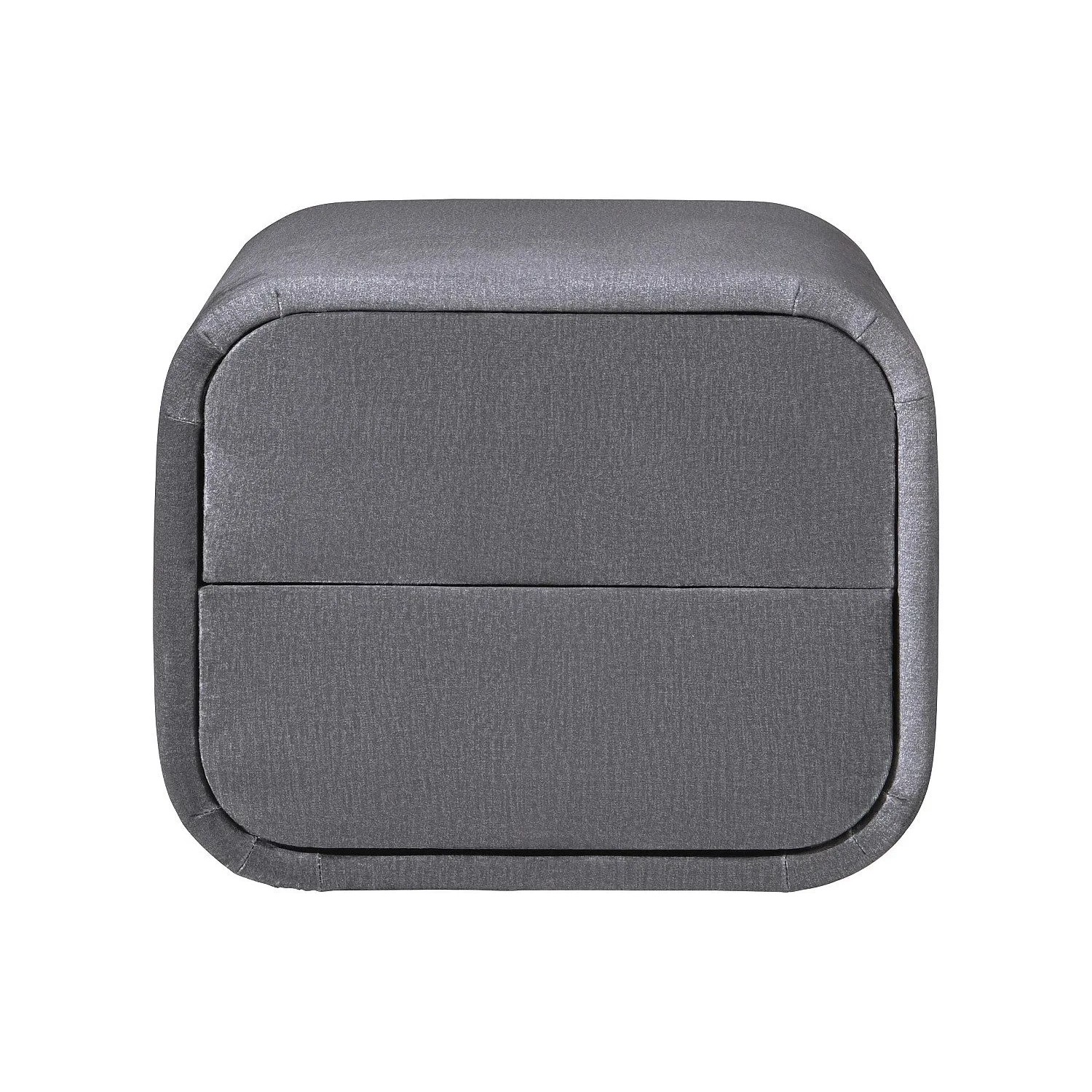 Vente-unique Nachttisch Venalora Grau 45.5 cm