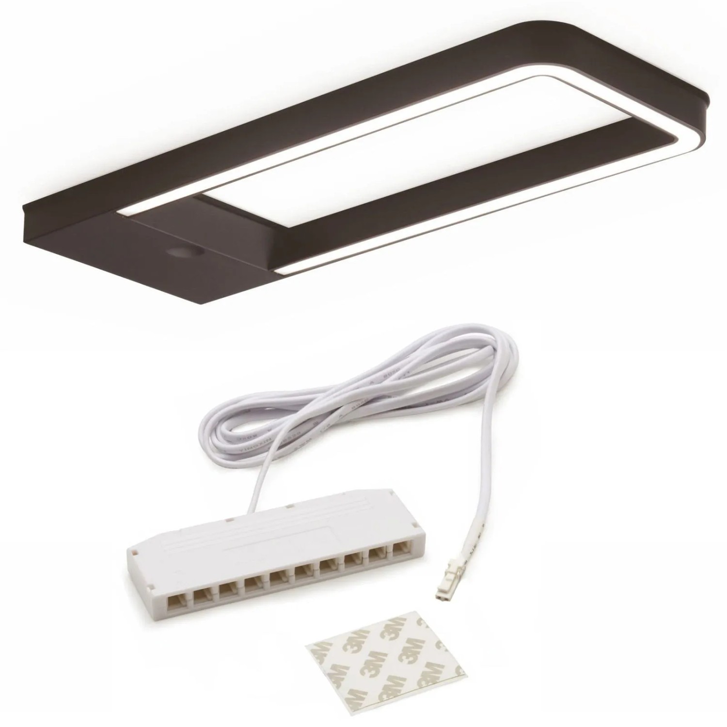 SOTECH Domus-Line LED Unterbauleuchte SOTTI mit Sensor 186 x 67 mm 12V 5W Warmweiß 3000K Schwarz