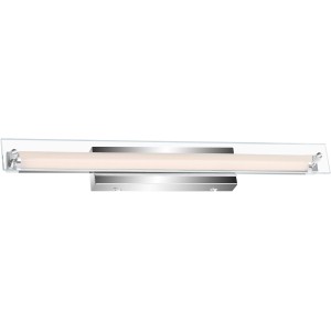 Moderne Briloner LED-Bad-Spiegelleuchte Cool & Cosy in Chrom, dimmbar und energieeffizient.