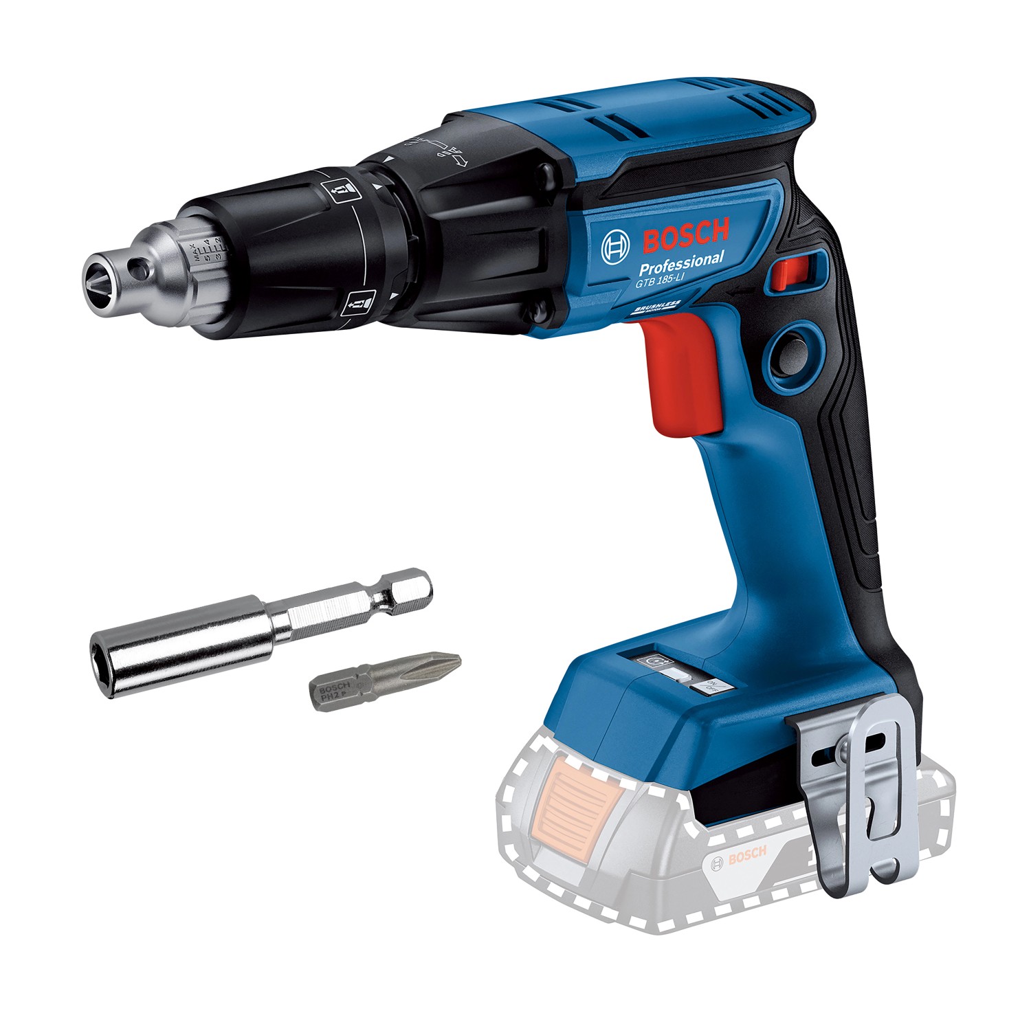 Bosch Professional 18 V Akku-Trockenbauschrauber GTB 18V-45 Solo