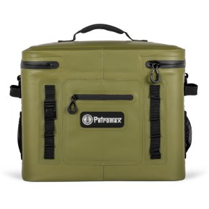 Petromax Kühltasche Oliv, 22 Liter. Kühlbox für Camping, Outdoor & Freizeit mit Tragegriff und Reißverschluss.