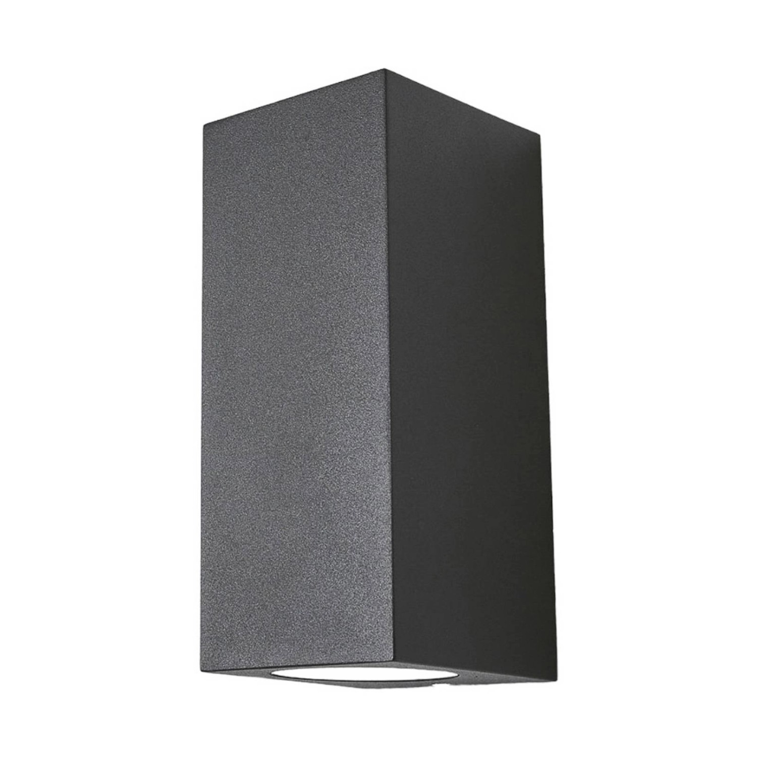 Lucande Wandleuchte Außen Xava 9616130 Modern in Schwarz aus Aluminium 2-flammig GU10