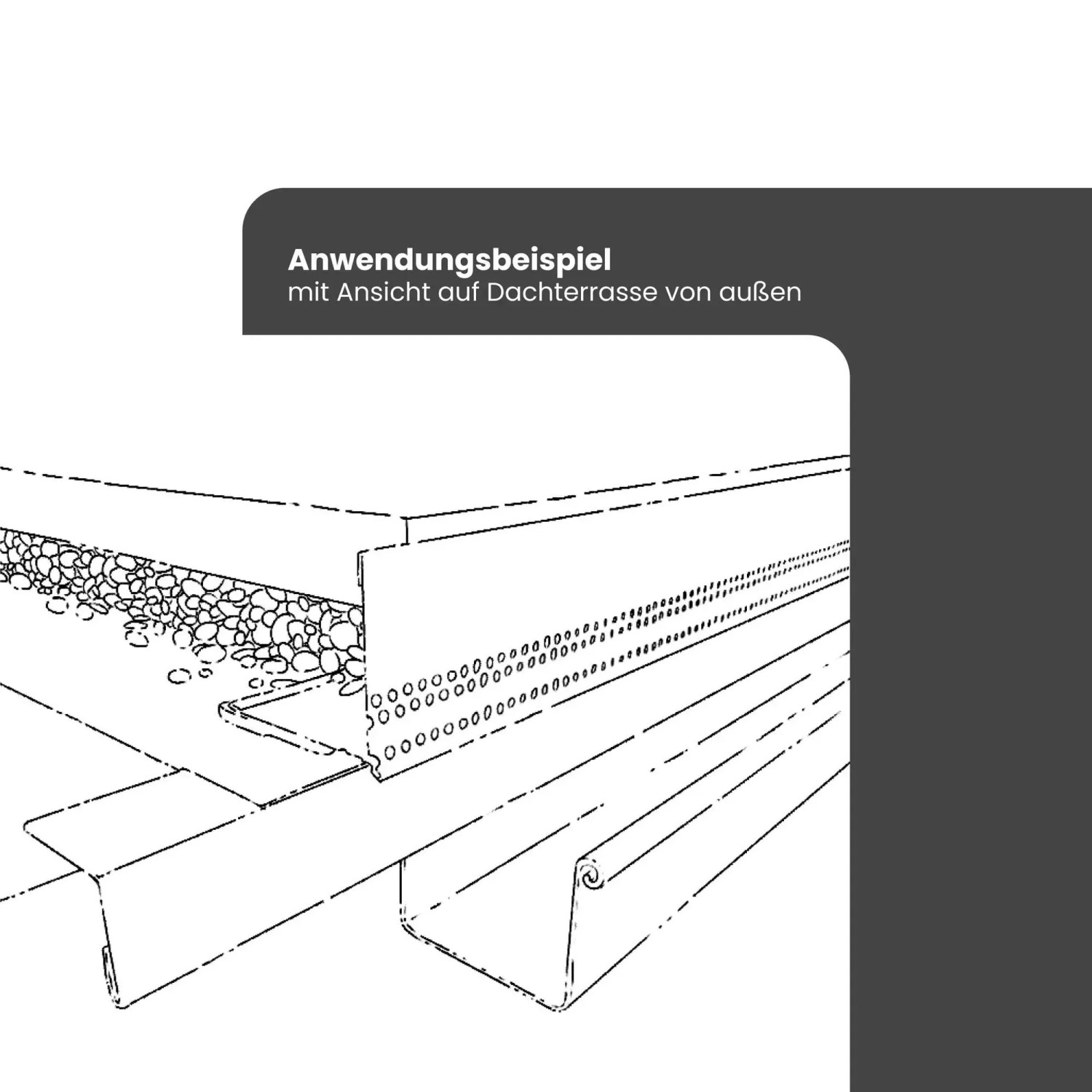KIESFANGLEISTEN ALUMINIUM GROSS gelocht Kiesleiste Balkon, Terasse Flachdach. EUR 24,65 - DE KIESFANGLEISTEN ALUMINIUM GROSS gelocht Kiesleiste Balkon, Terasse Flachdach. EUR 24,65 - DE