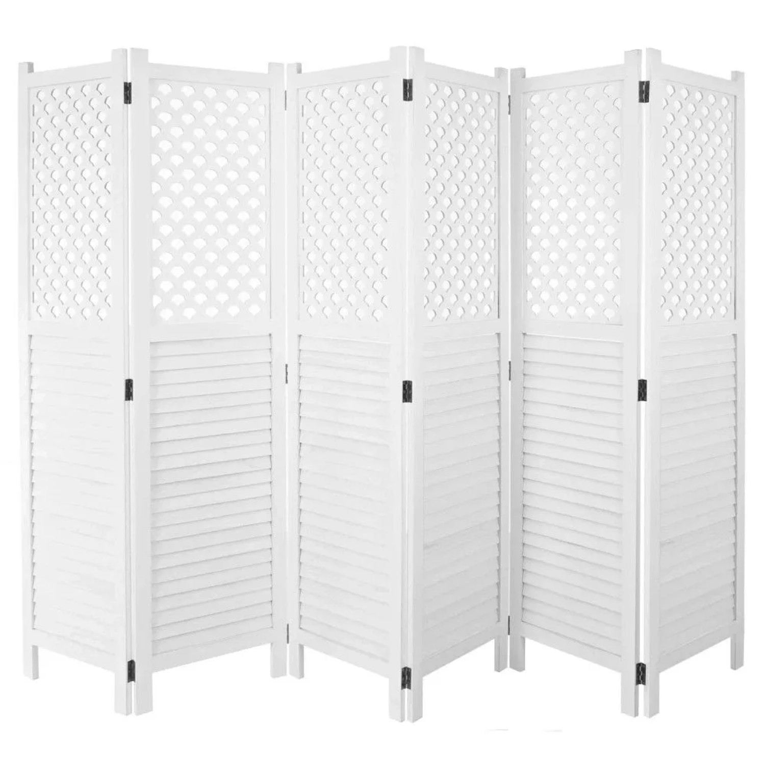 MCW Paravent A84 170x245cm Weiß
