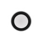 Schwarzer, runder Trio LED Einbaustrahler Argus, 8,2 cm Durchmesser.