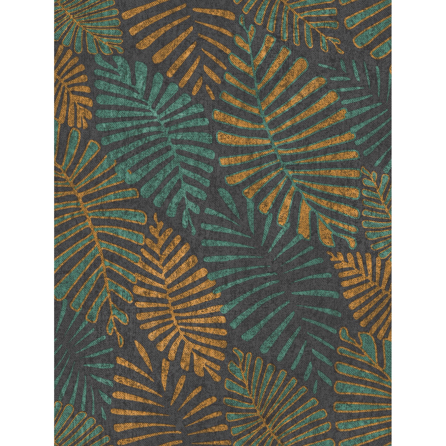 Sanders & Sanders Tapete Blätter Gelb und Grün 53 cm x 10 m günstig online kaufen