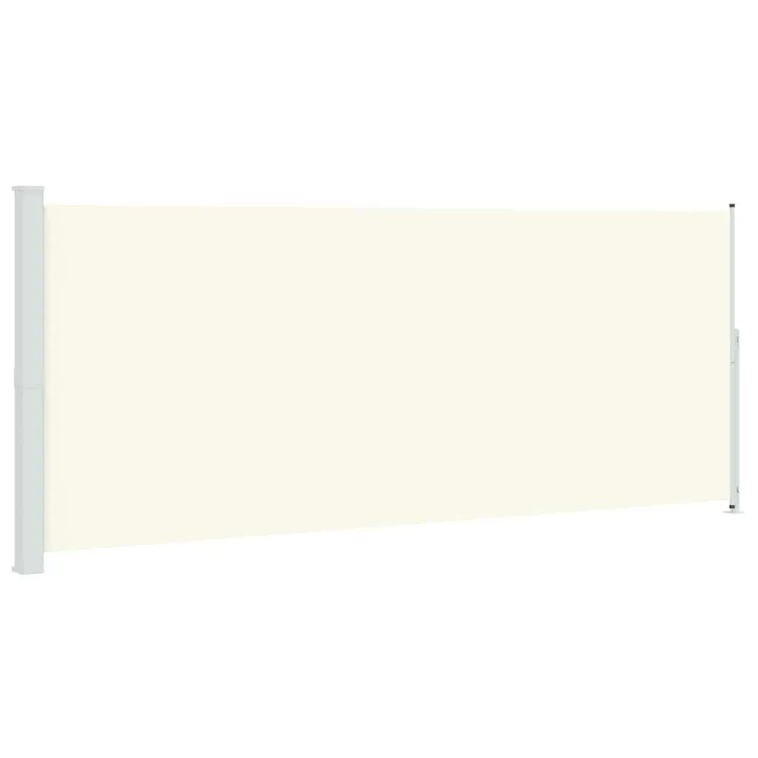 vidaXL Seitenmarkise Ausziehbar 200x500 cm Creme 313418
