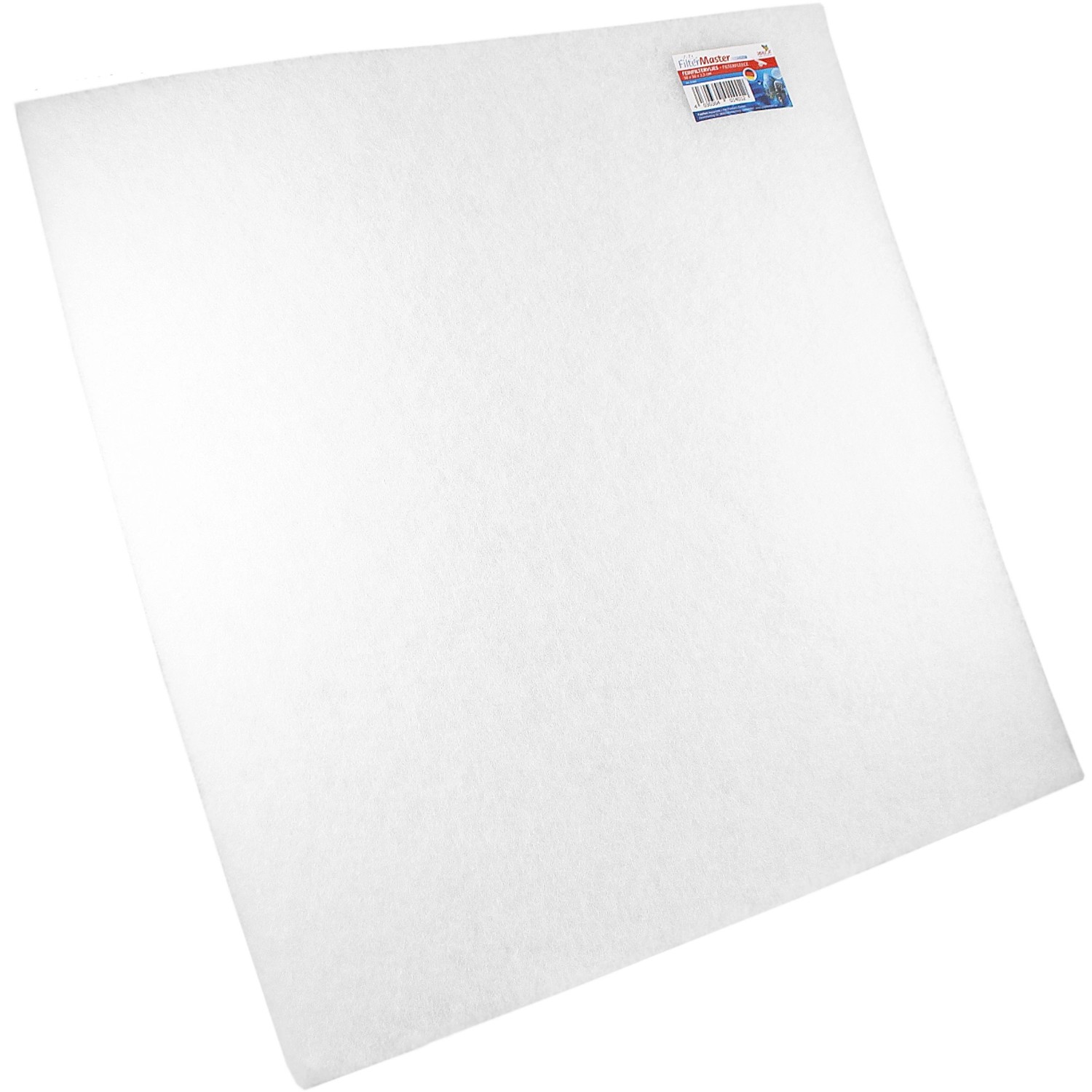 Aquarium Filtervlies Weiß 100 cm x 100 cm x 2,5 cm