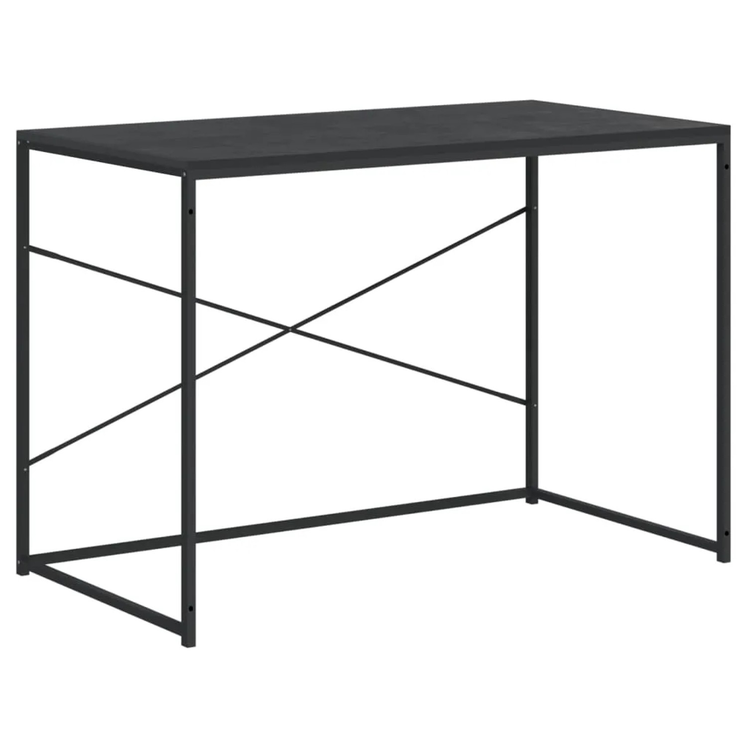 vidaXL Computertisch Schwarz 110x60x70 cm Holzwerkstoff 30208
