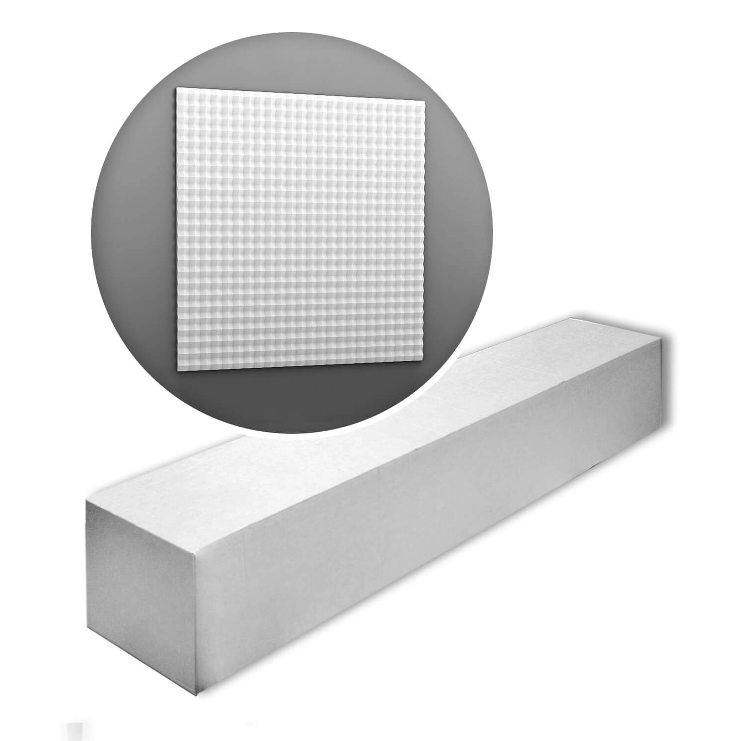 Thumbnail - ORAC DECOR W117-Box MODERN 3D Wandpaneele 1 Karton Set 5 Zierelemente 5 m2 Weiß