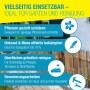 Anwendungsbereiche Gloria Prima 5 Plus Drucksprühgerät: Pflanzenschutz, Unkrautbekämpfung, Reinigung, Renovierung.