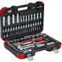 Gedore Steckschlüssel-Satz, 94-teilig im Koffer. Werkzeug-Set für Schraubarbeiten.