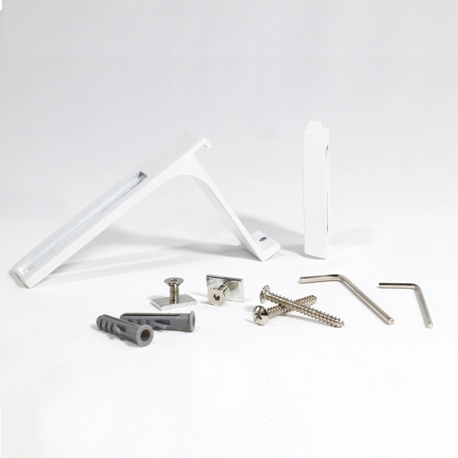 Deco-Raum Gardinenschiene nach Maß 2-Lauf Loft Weiß 410cm_9