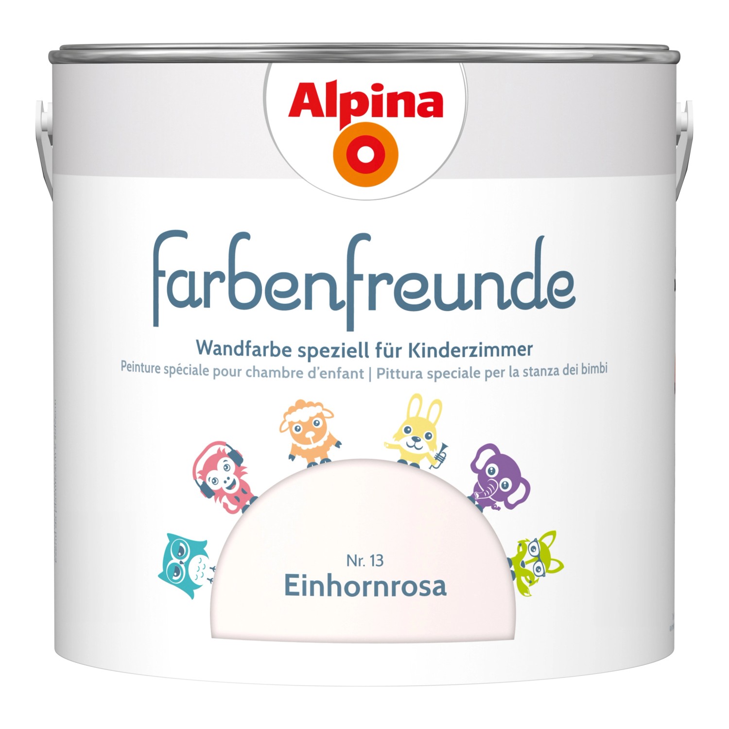 Alpina Farbenfreunde Einhornrosa seidenmatt 2,5 Liter