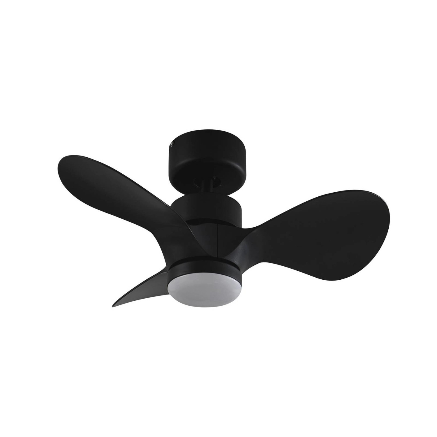 Thumbnail - Lindby LED Deckenventilator mit Lampe Enon 10022110 Dimmbar Leselampe Modern in Schwarz aus Metall 1-flammig Wohnzimmerl...