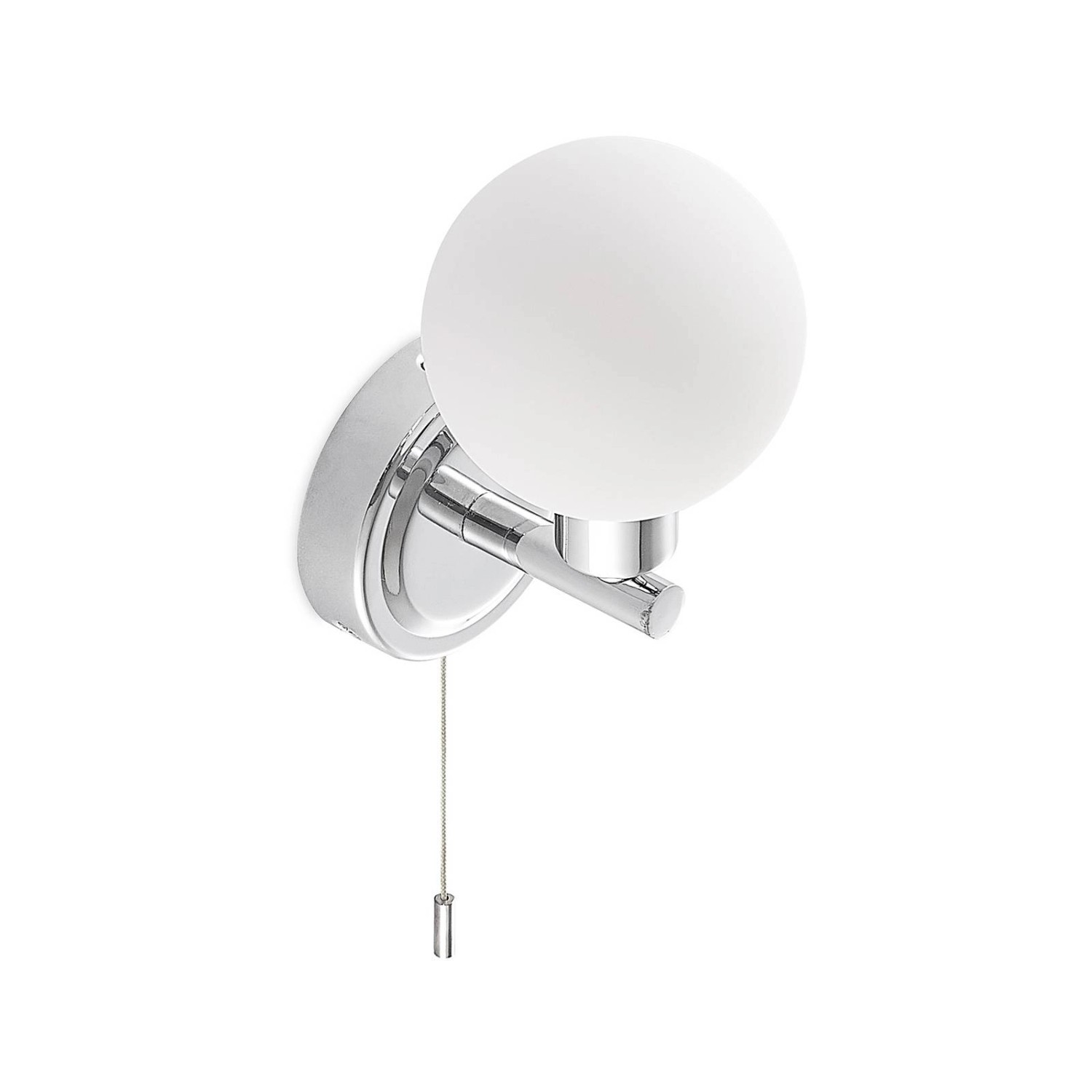 Lindby Wandleuchte Wandlampe Bad Zaniba 9628125 Spritzwassergeschützt Modern in Chrom aus Metall 1-flammig G9 Wohnzimmer...