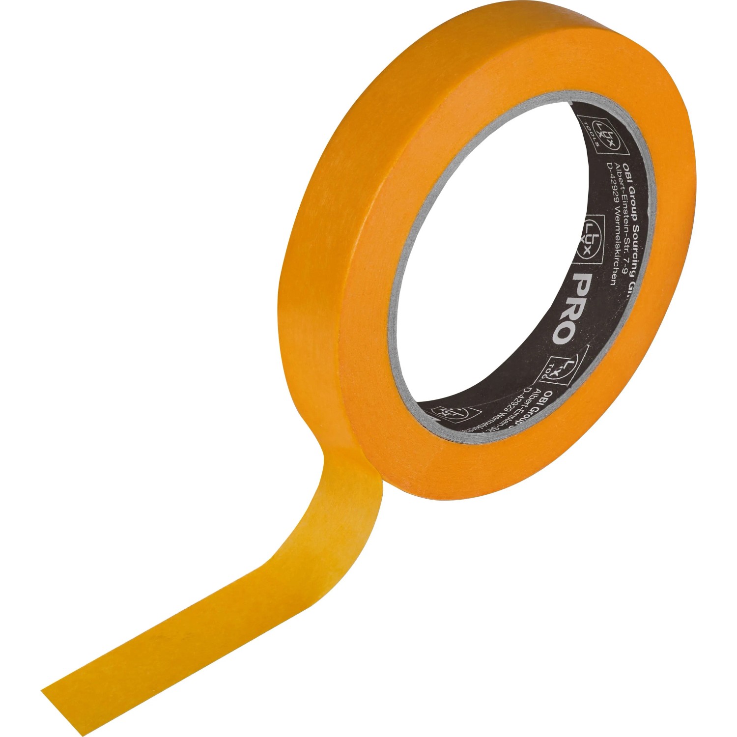 LUX-TOOLS PRO Washi-Tape Gelb 19 mm x 50 m