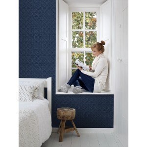 ESTAhome Tapete Orientalisches Motiv Blau 53 Cm X 1005 Cm 148322