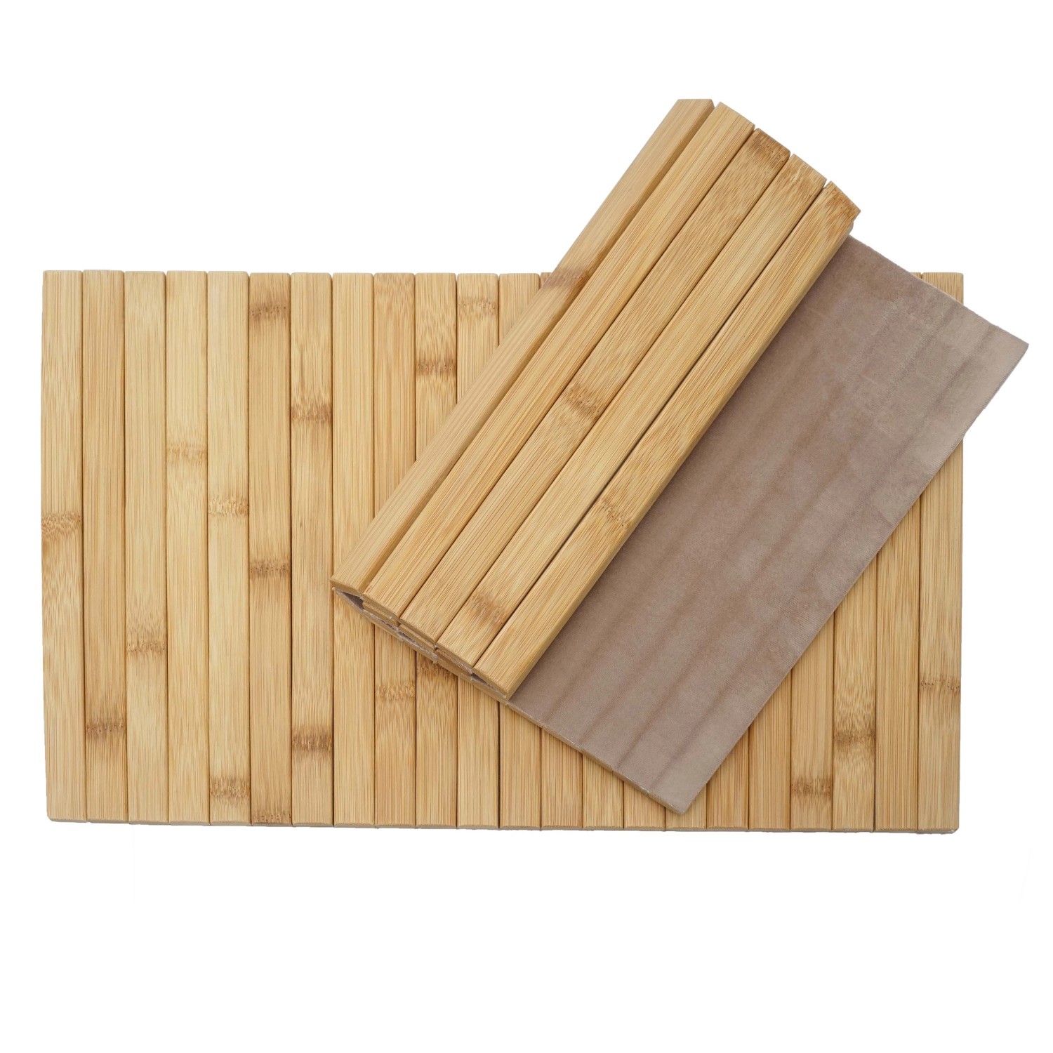 MCW 2er-Set Armlehnen-Ablage E72 Sofa-Butler Flexablage Bambus Flexibel 45x30cm
