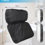 SANILO Badewannenkissen Granit mit Saugnäpfen, Nackenkissen für entspanntes Baden.