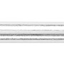 Verzinkte LUX Schlossschraube M8 x 100 mm mit Teilgewinde, 50er-Pack.