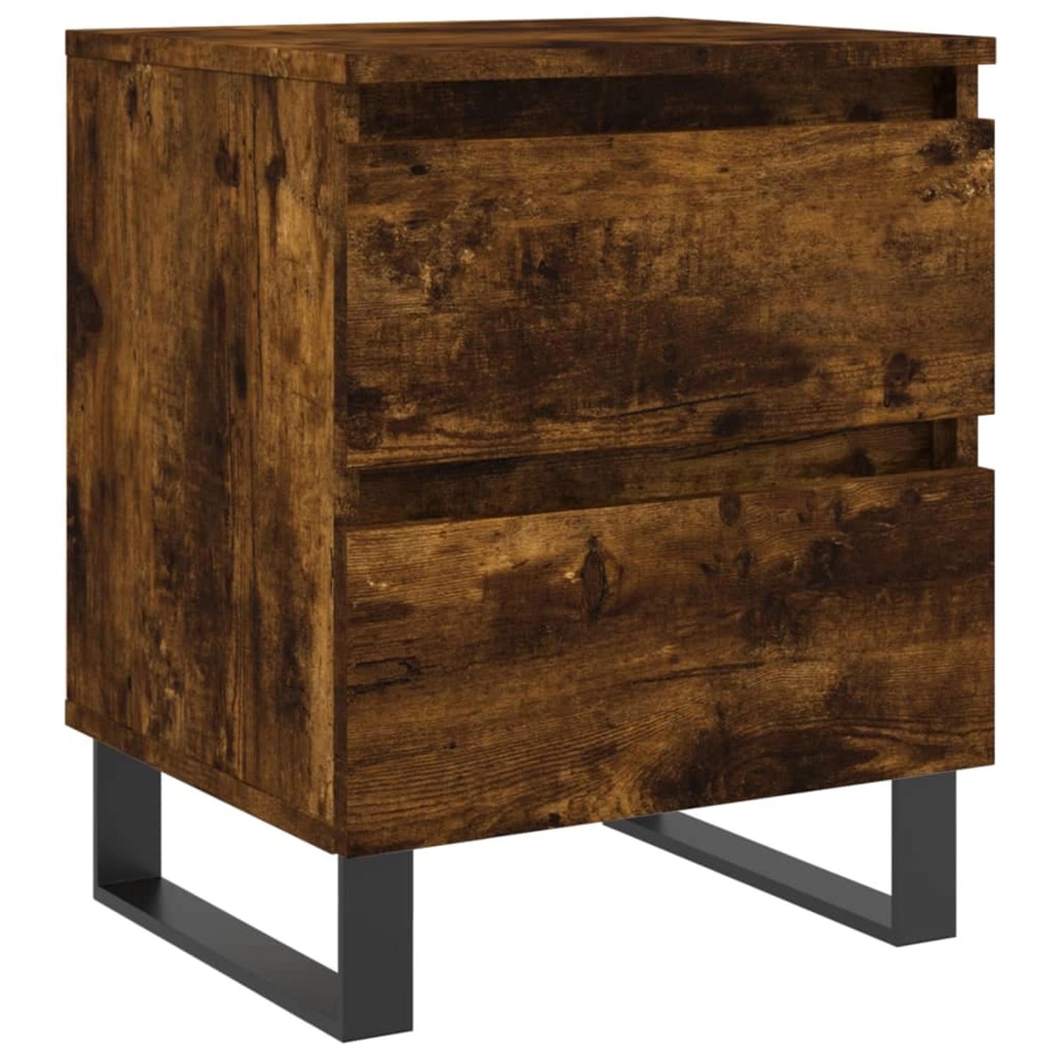 vidaXL Nachttisch Räuchereiche 40x35x50 cm Holzwerkstoff Modell 10 günstig online kaufen