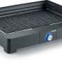 Severin Tischgrill PG 8567 Elektrogrill mit gerippter Grillplatte für drinnen und draußen.