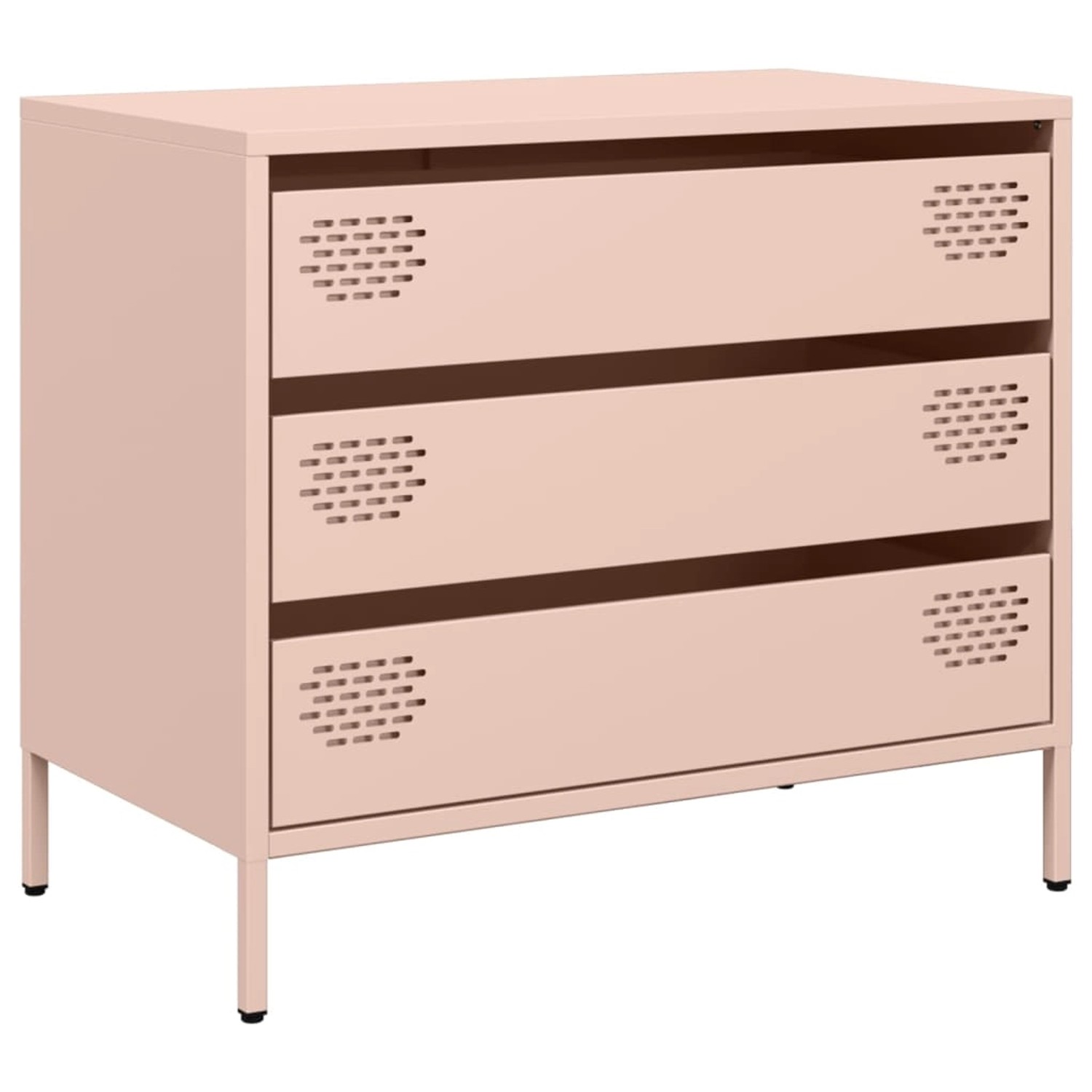 vidaXL Sideboard Rosa 68x39x58,5 cm Kaltgewalzter Stahl 851293 günstig online kaufen