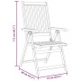 DELUKE Gartenstühle COLLI 2er Set Klappbar Akazie Massivholz Braun Gartenstuhl Holz Outdoorstühle Balkonstühle_10