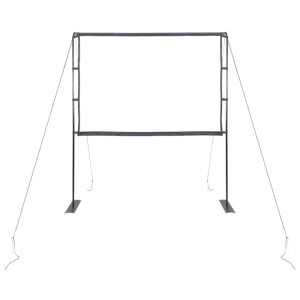 vidaXL Projektionsleinwand mit Ständern 100 Zoll 4:3 4101044