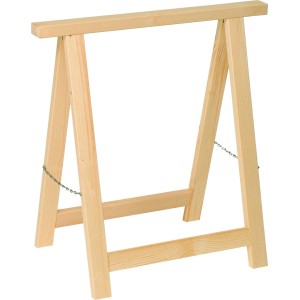 Profi-Klappbock aus Nadelholz (FSC®), ideal für Arbeiten. Stabiler Arbeitsbock für hohe Belastungen.