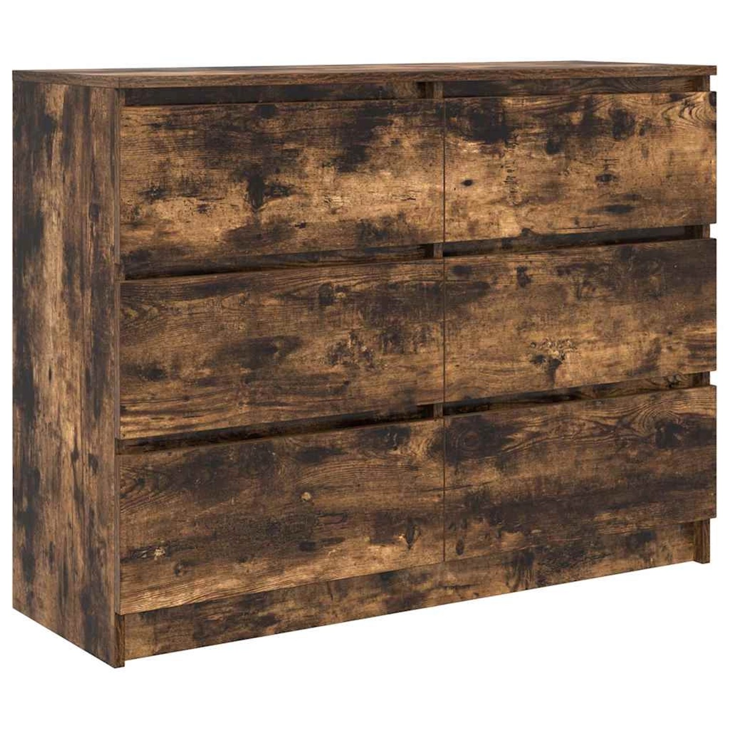 vidaXL Sideboard Räuchereiche 100x35x76 cm Holzwerkstoff 3328502 günstig online kaufen