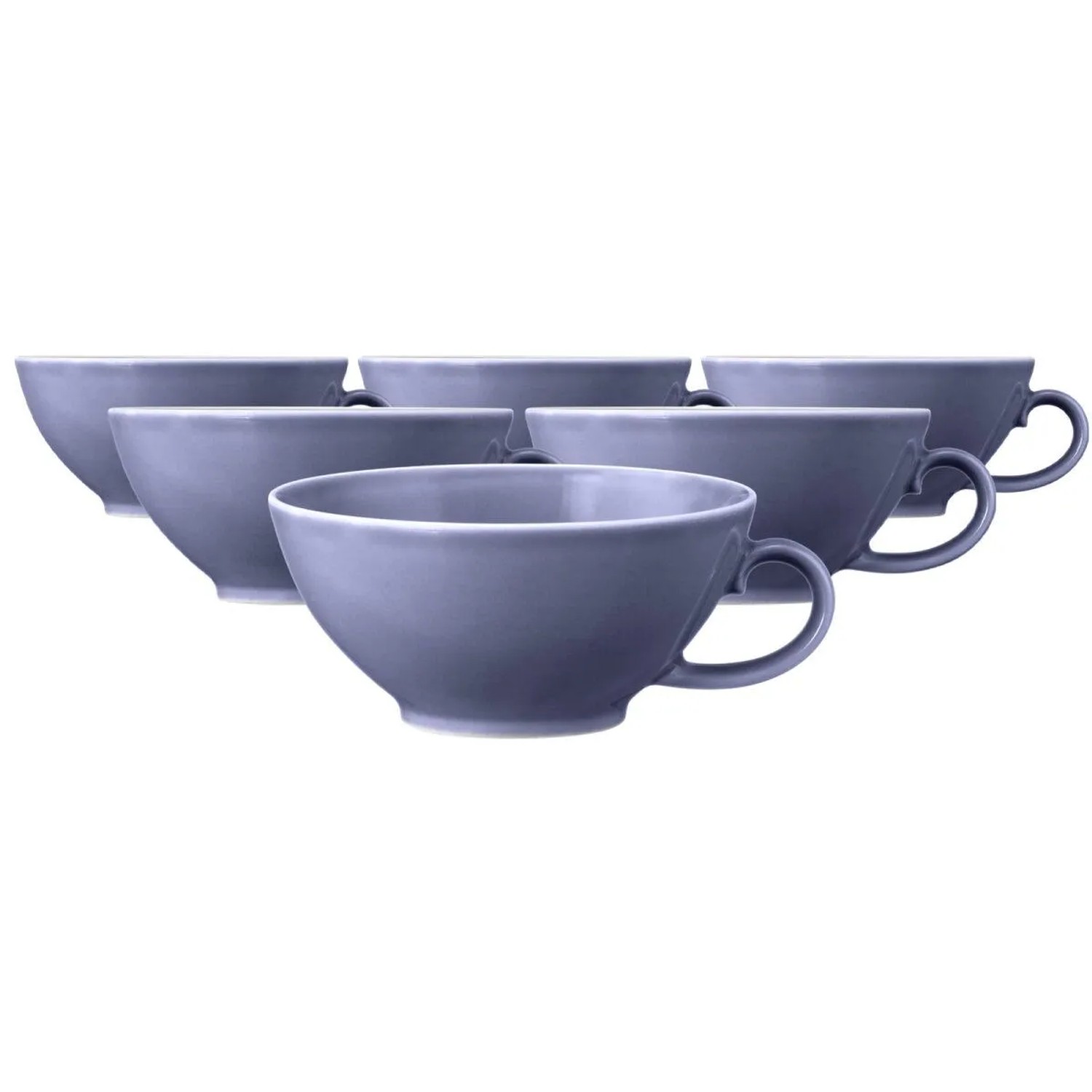 Seltmann Weiden Beat Color Glaze Teetasse 140 ml 6er Set Fliederblau