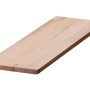 Leimholzplatte Buche, 60x20x1,8 cm, Naturwuchs, unbehandelt, für Regalböden und Möbelbau.