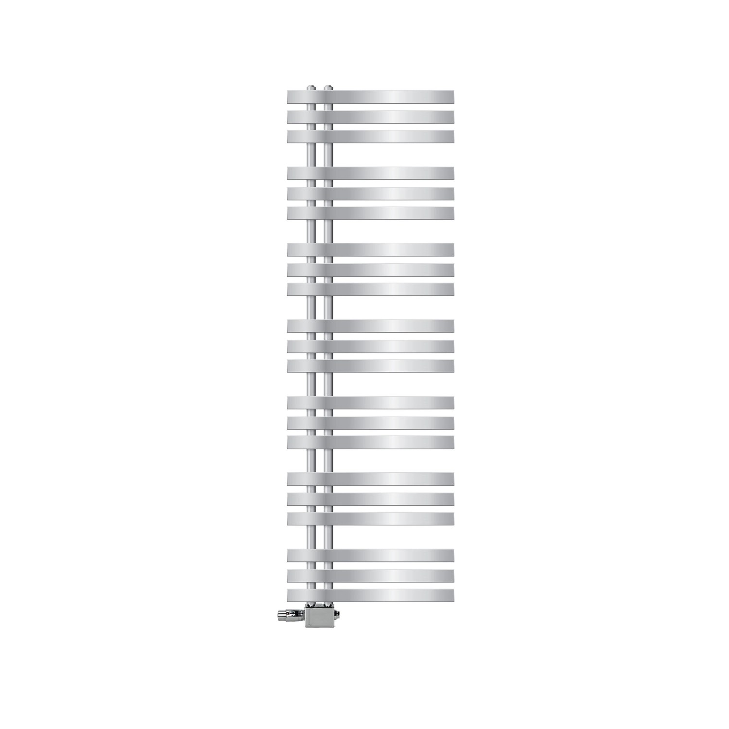 LuxeBath Badheizkörper Iron EM 500x1600 mm Chrom Thermostat Universal günstig online kaufen