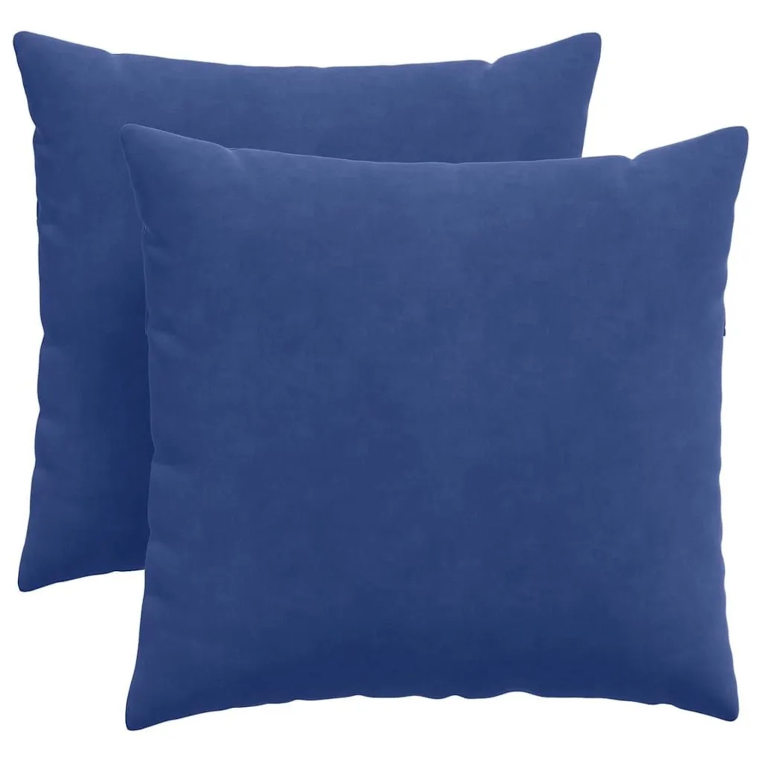 vidaXL Sofakissen 2 Stück Polizeiblau 45 x 45 cm Cordstoff 42013939