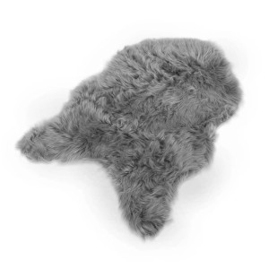 Flauschiges, graues KARAT Kunstfell Nelly Dekofell für vielseitige Deko-Ideen.