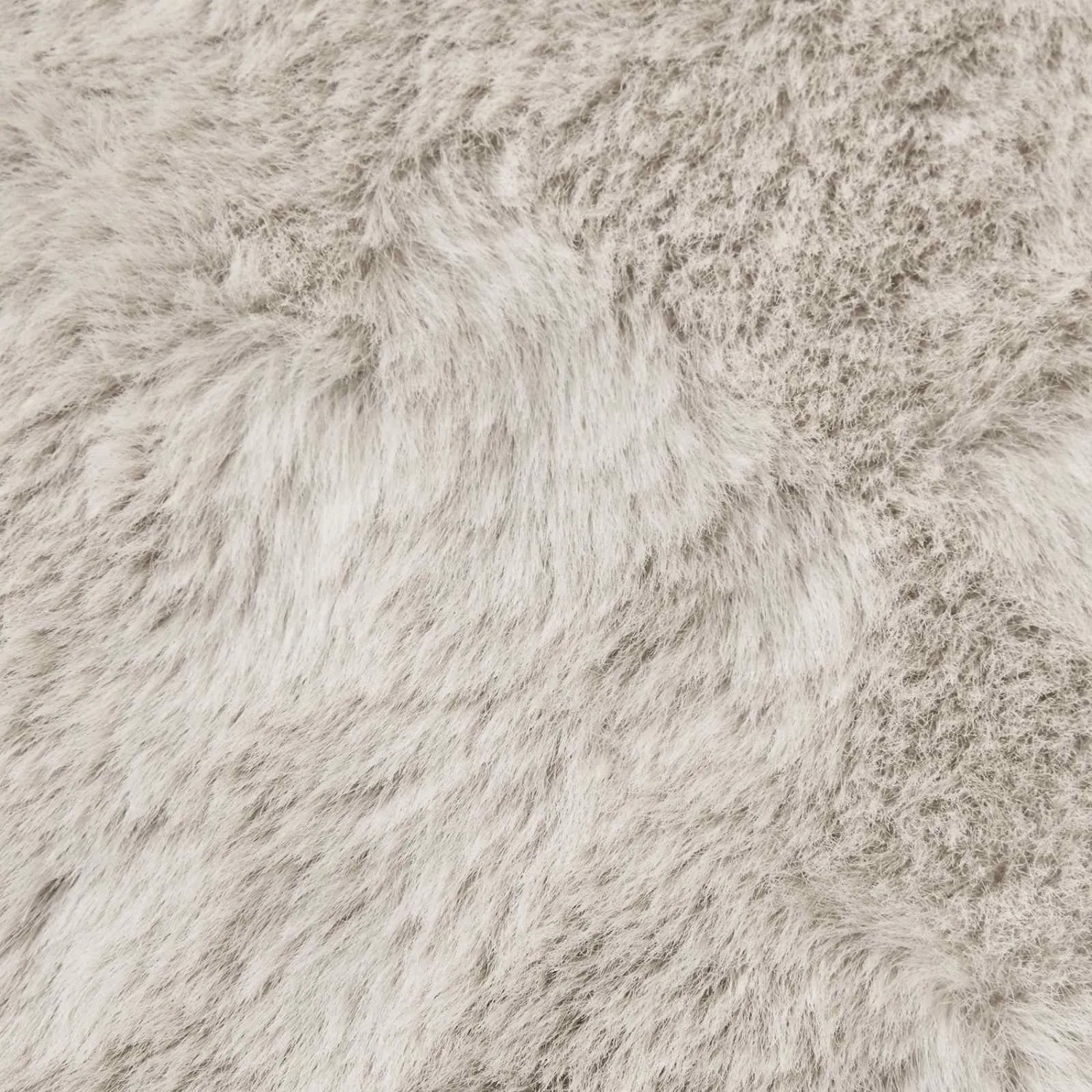 vidaXL Kunstfell Hasen Teppich Olite Beige 240 x 240 cm Polyester 42021644_9