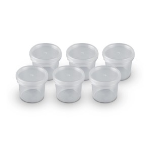 12er Pack durchsichtige Bestlivings Vorratsdosen aus Kunststoff, 35ml, Küchenhelfer.