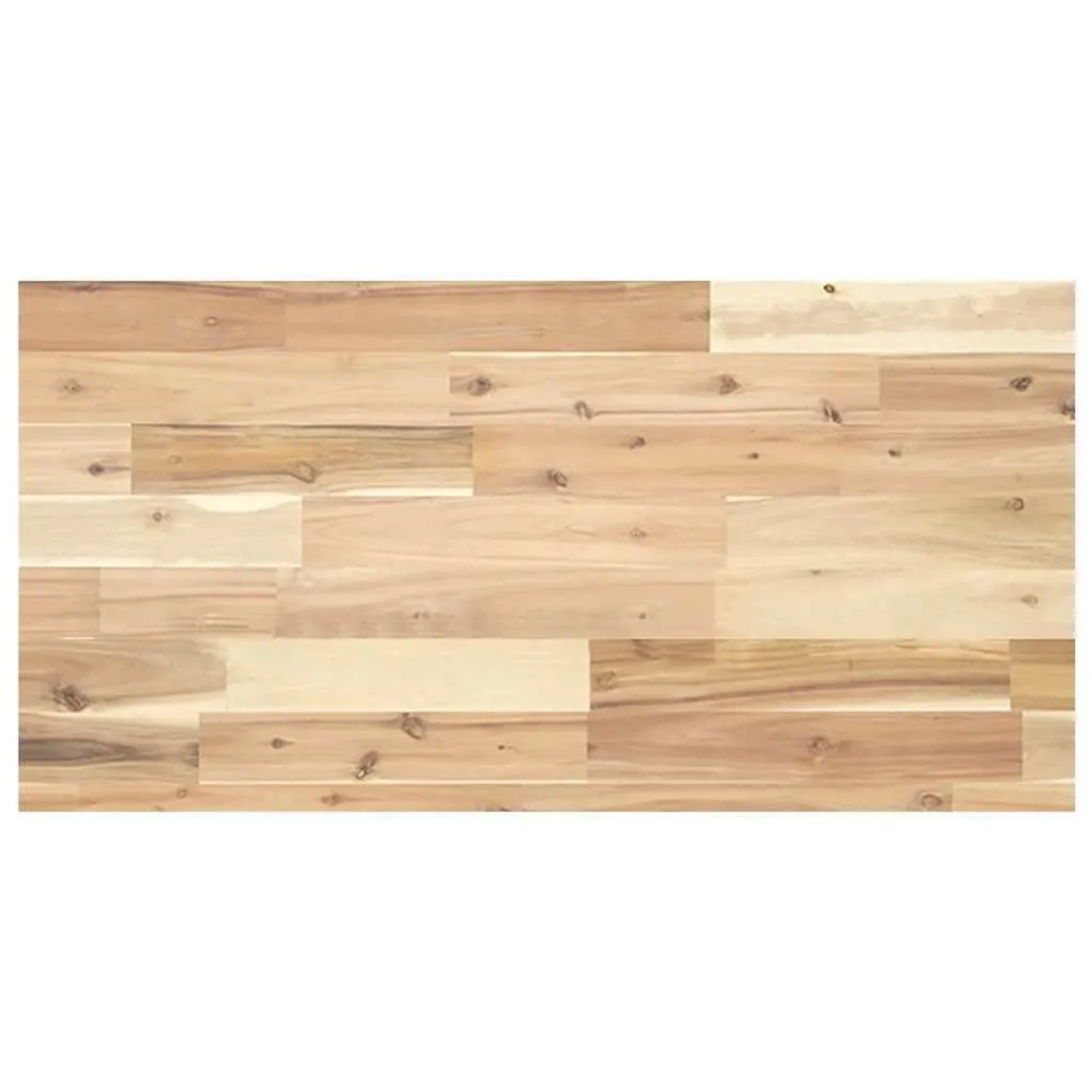 vidaXL Schweberegal 80x40x4 cm Massivholz Akazie Unbehandelt 3279475