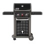 Weber Spirit E-220S Gasgrill mit 2 Brennern und Sear Zone. Kompakter Grillwagen in Schwarz/Grau.