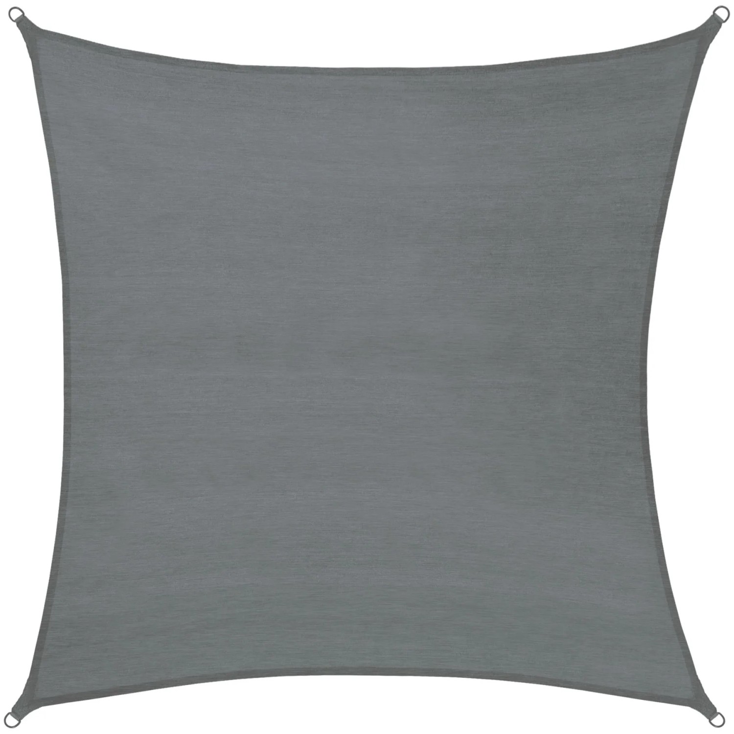 Tectake Sonnensegel  Rechteckig Mit Uv Schutz 50  Für Balkon  Garten und Terrasse 3 6 x 3 6 M 360 x 360 x 1 cm Grau